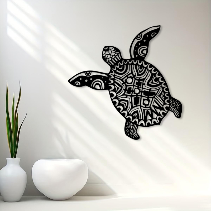 Live Fish Aquarium - Decorazione da Parete in Metallo a