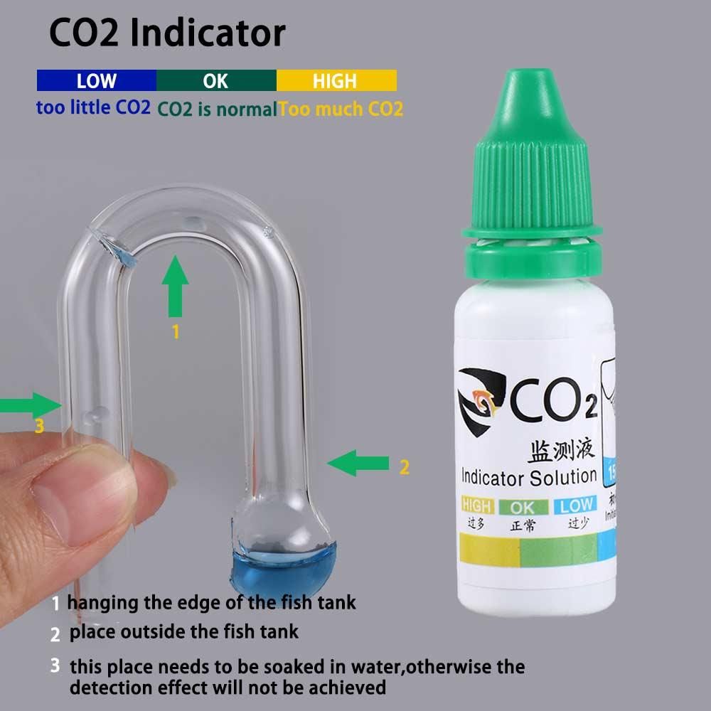 Co2 Diffuser Planted - Tester per acquario per piante acquatiche,