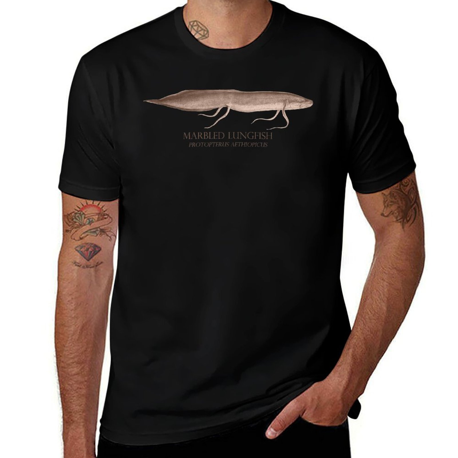T-Shirt Lungfish Protopterus A - Aquarium Fish Monster recensione e prezzo