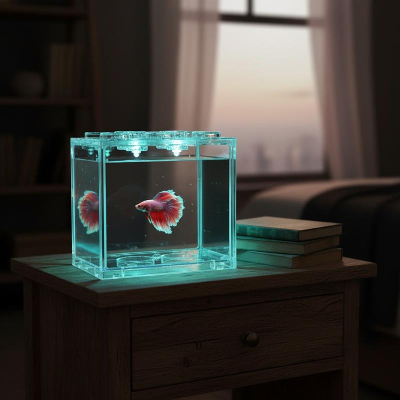 Mini Acquario in Acrilico Impi - Live Fish Aquarium recensione e prezzo